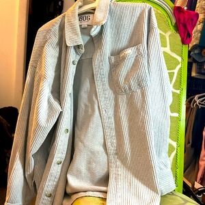 Corduroy grey jacket size large